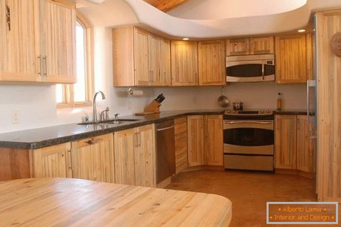 kuhinja iz lesa z lastnimi rokami, fotografija 12