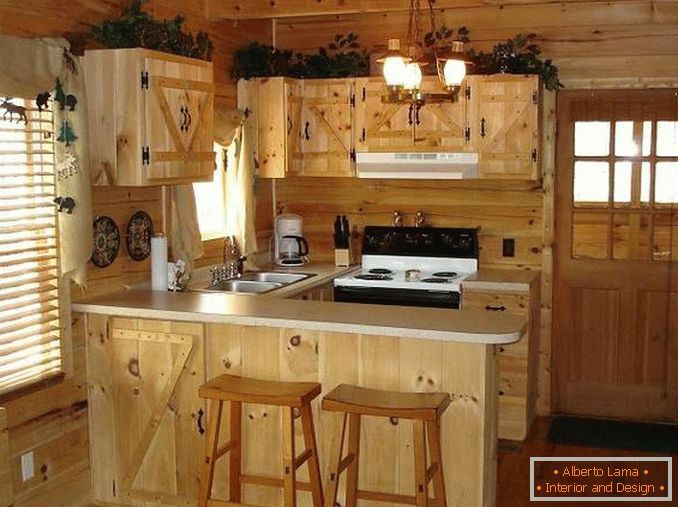 kuhinja iz lesa z lastnimi rokami, fotografija 19