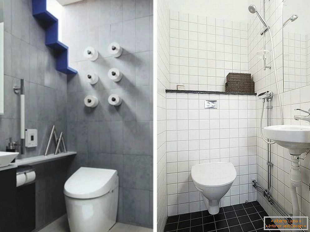 Tuš kabina v kombinirani kopalnici