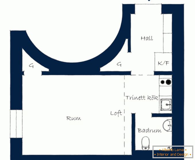 Načrt malega stanovanja