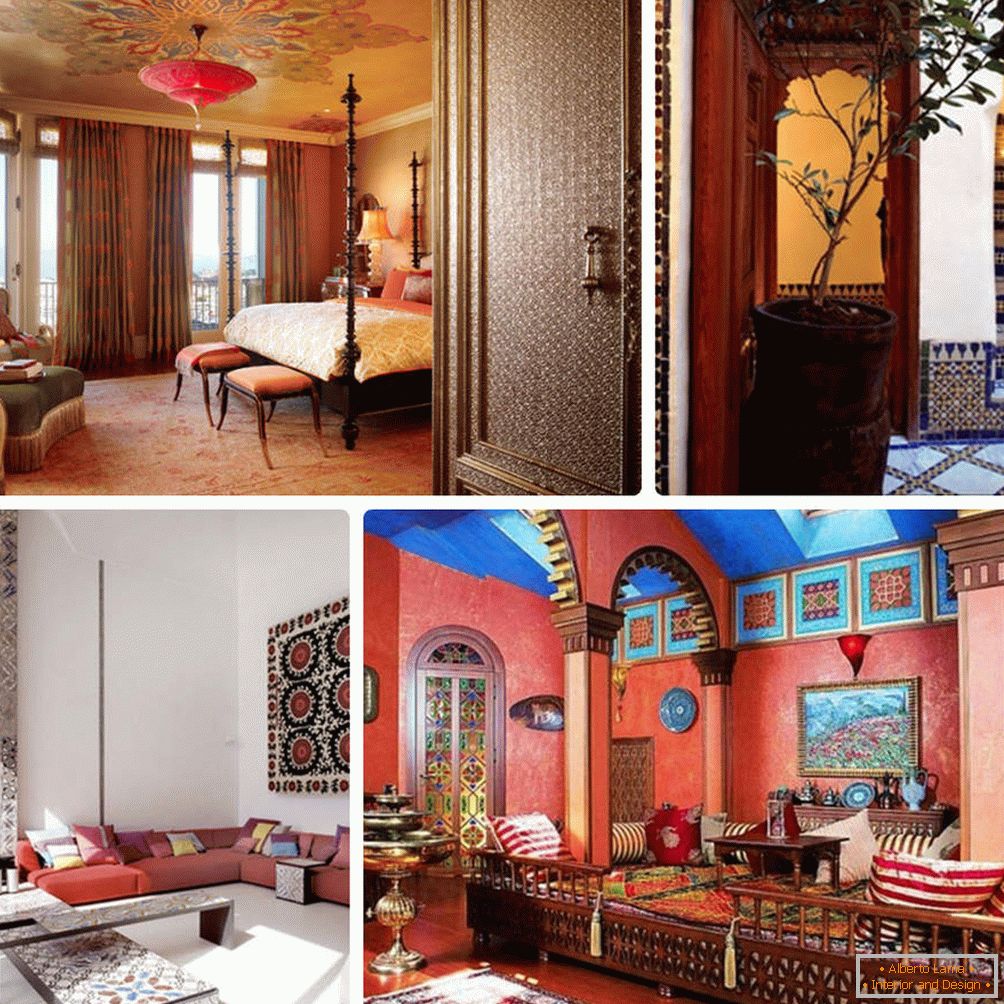 Razsvetljava и мебель для марокканского интерьера