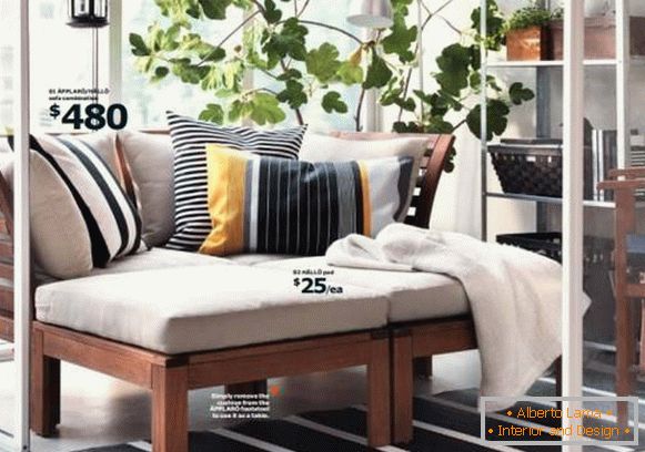 Eleganten katalog balkonskih pohištva IKEA 2015