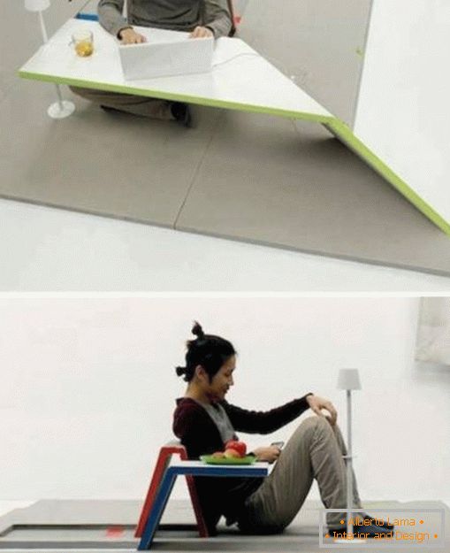 Kreativno pisarniško pohištvo Origami