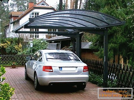 Konzolne platnene strehe za avtomobile iz polikarbonata, фото 2