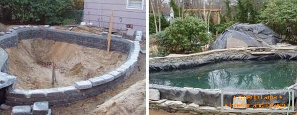 Kako zgraditi ribnik v državi z lastnimi rokami - projekti plavalnih bazenov s fotografijami