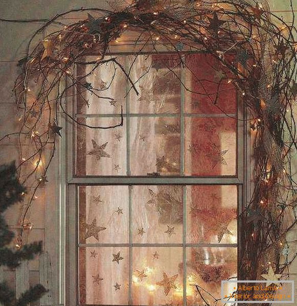 Božični venci na oknu, foto 59