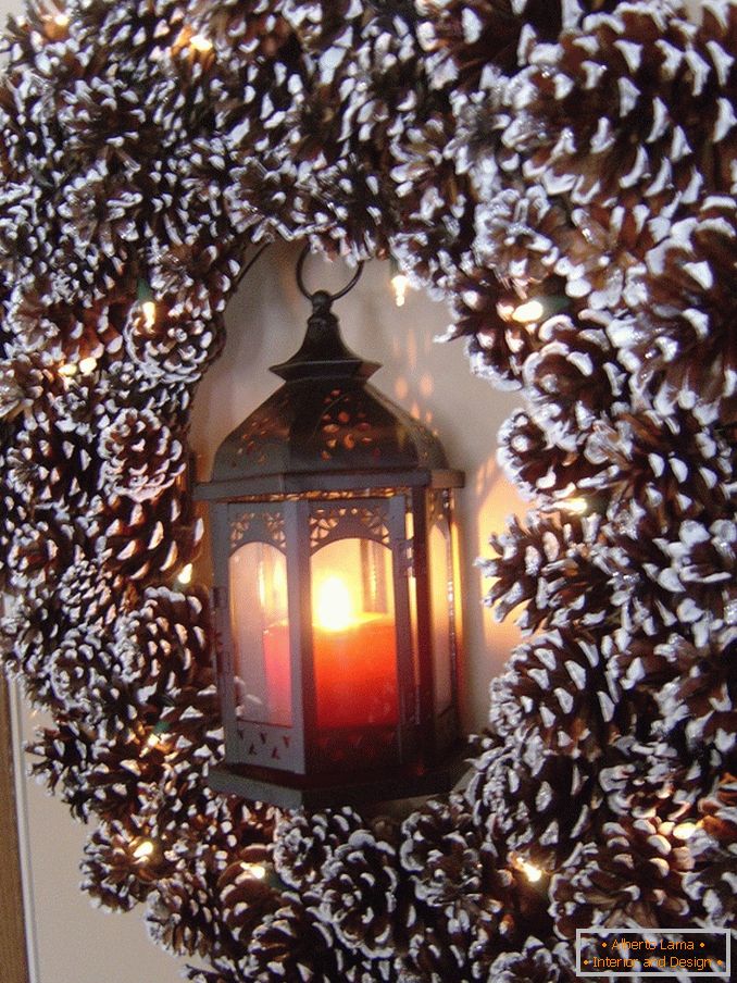 Božični dekor stožcev, foto 52