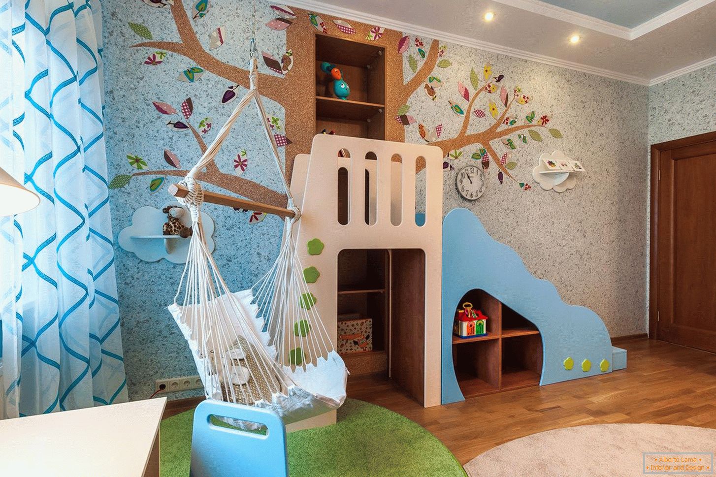 Oblikovanje sten v otroški sobi