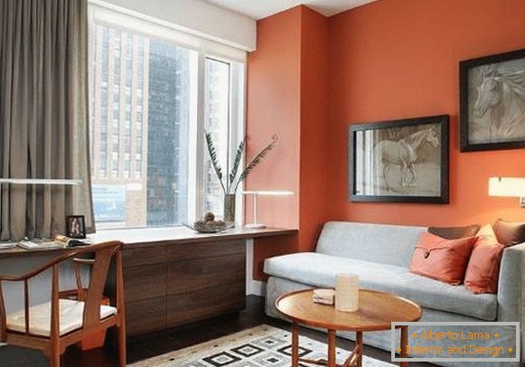 Modern-home-office-orange-barva