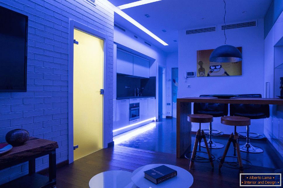 Osvetlitev v stanovanju s kontrolirano osvetlitvijo