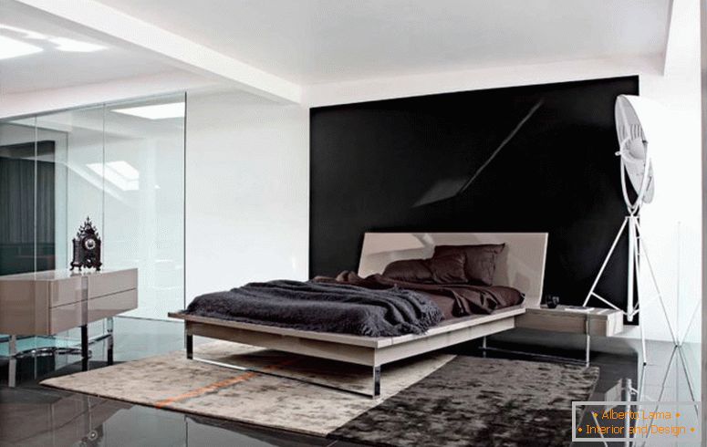 minimalistična-spalnica