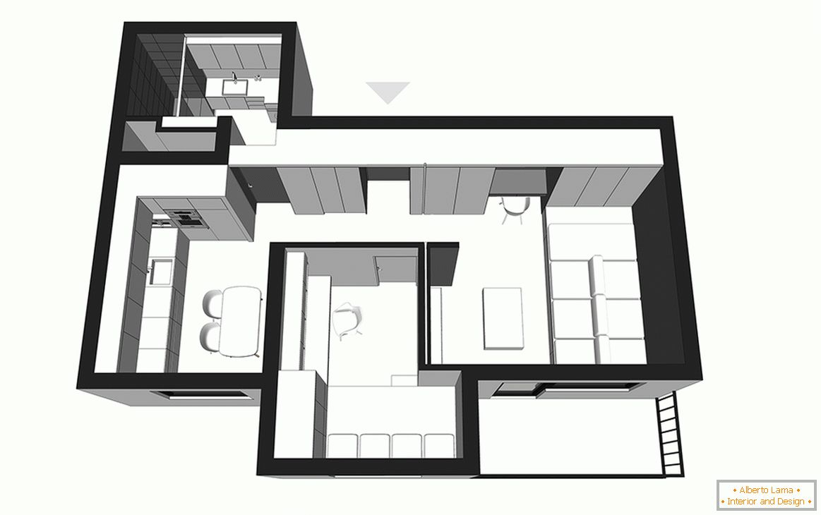Postavitev majhnega stanovanja