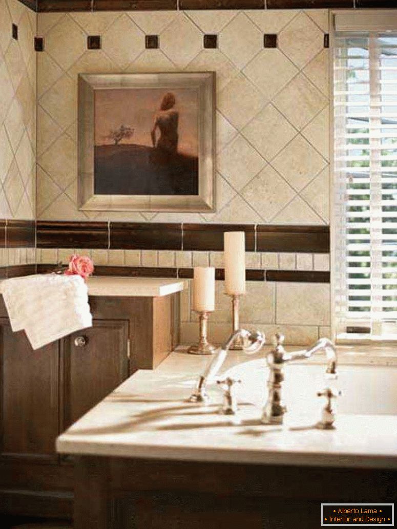 kopalnica-kontemno-slika-kopalnice-dekoracija-uporaba-diagonal-travertin-ploščice-kopalnica-zid-vključno-eno-trdno-hrast-les-smetana-kopalnica-nečimrnosti in bele-slepi-kopalnica- zdravljenje-fantastično-im