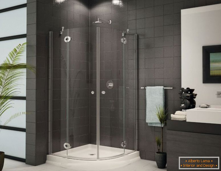 moderne in preproste-moderne-in-preprosto-sive-kopalnice-ploščice-ideje-sive-kopalnice-ideje-s-veličastno-sivo-keramično-steno-ploščice in stojalo