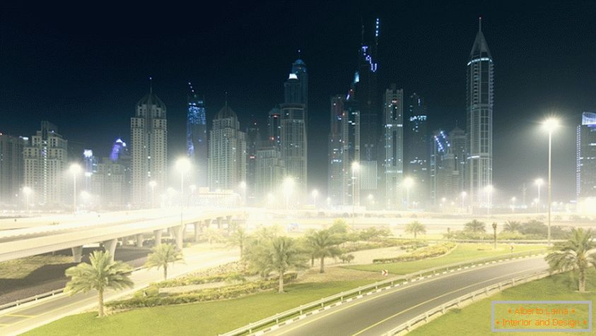 Ponoči v Dubaju