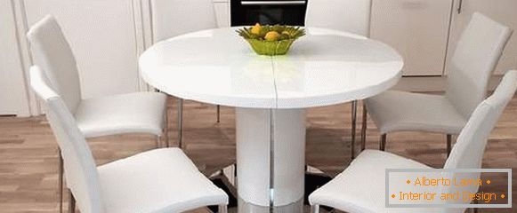 jedilna miza na eni nogi, zložljiva, fotografija 31
