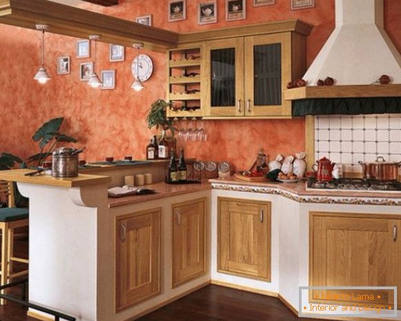 Popravite stene kuhinje z lastnimi fotografijami 7