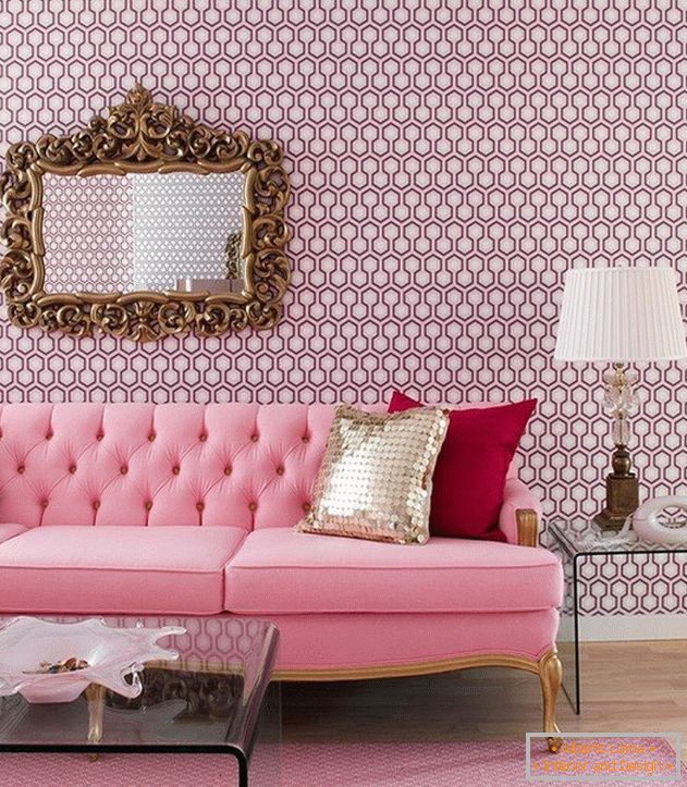 Pink dnevna soba