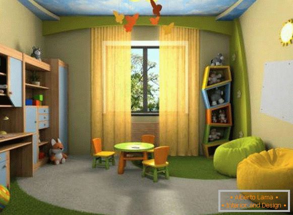 oblikovanje zaves za otroško sobo za dečka, foto 3