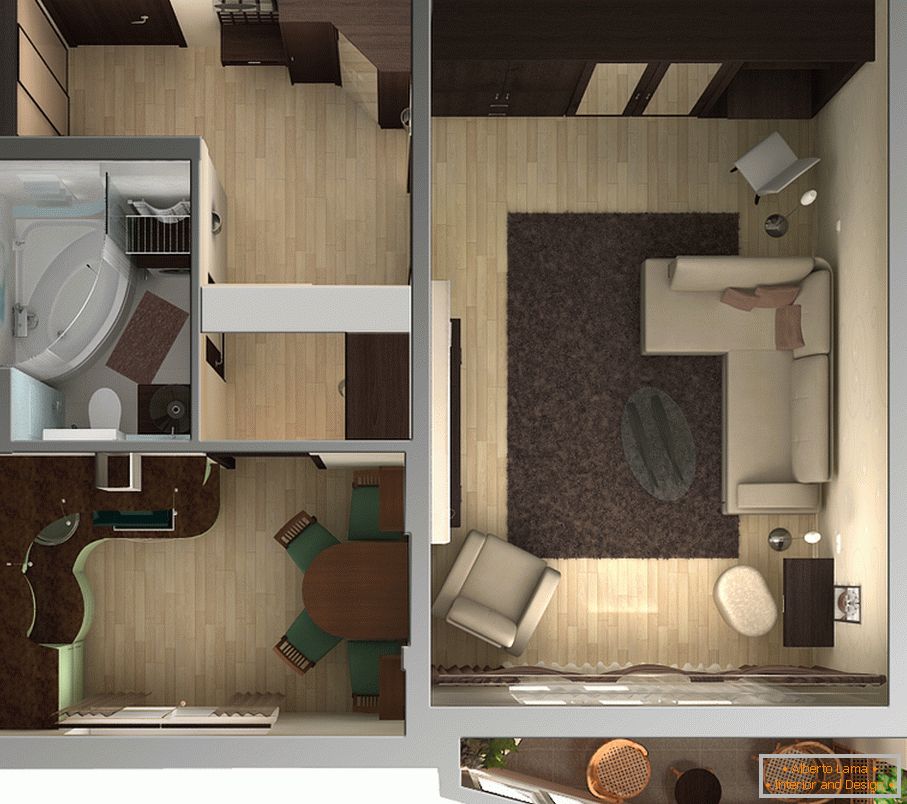 Postavitev majhnega stanovanja