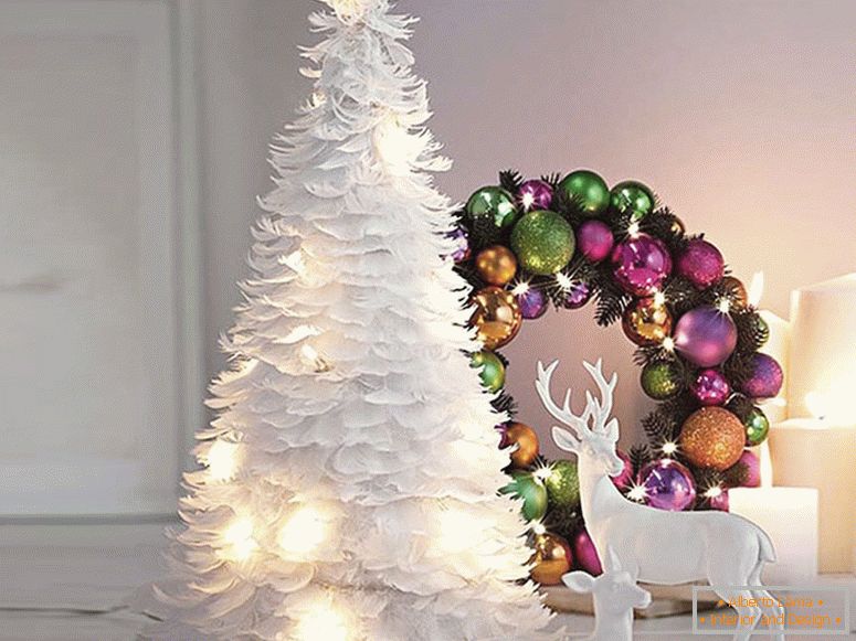 Svetla in sodobna božična dekoracija - фото 7