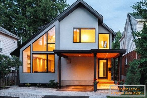 Moderna arhitektura - zasnova zasebne hiše