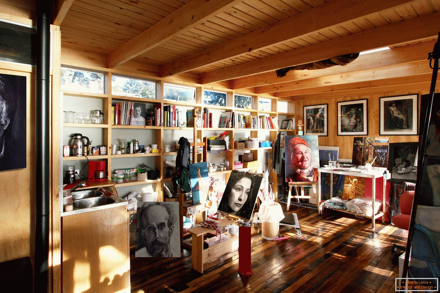 Art studio в современном доме