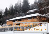 Sodobna hiša v Alpah iz studia Ralph Germann arhitekti