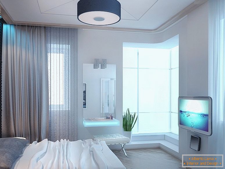Izvirnost je ena izmed prednosti spalnice z dvema oknoma