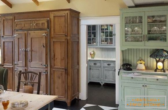 Lepe kuhinjske omare - fotografija v notranjosti