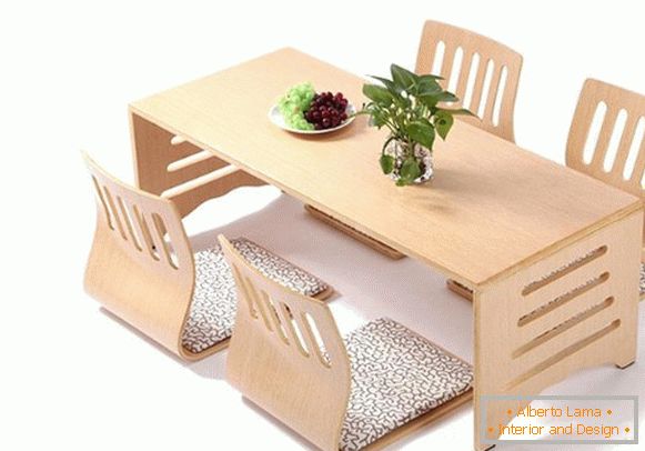 Kuhinjska miza iz vezanega lesa, fotografija 16