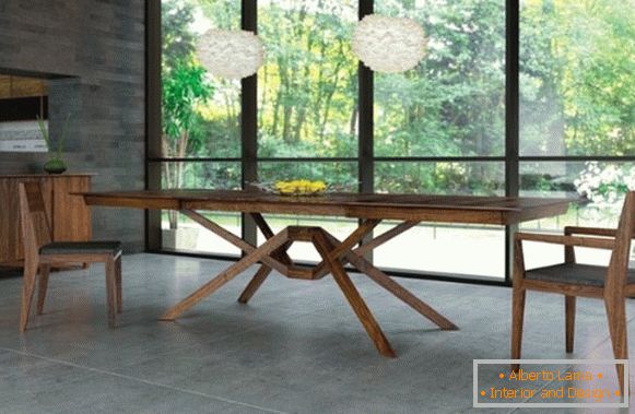 Jedilna miza iz vezanega lesa, fotografija 21
