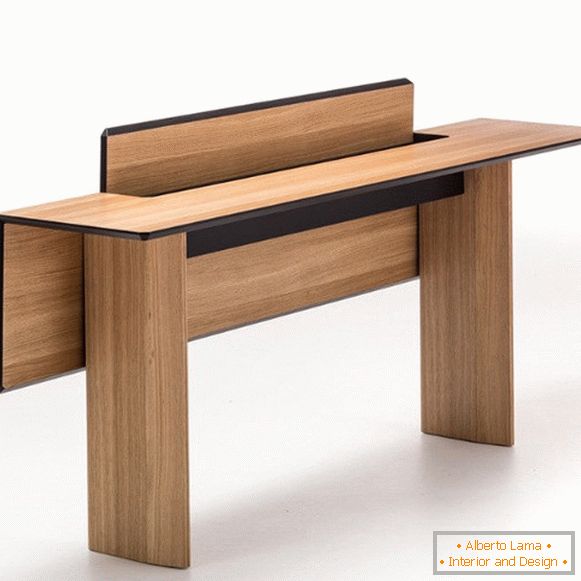 Zložljiva miza iz vezanega lesa, foto 23