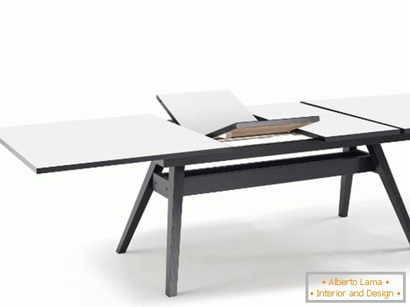 Zložljiva miza iz vezanega lesa, fotografija 24