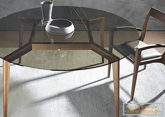 Kava miza iz vezanega lesa, foto 37