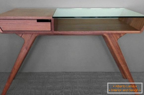Pisalna miza iz vezanega lesa, foto 56