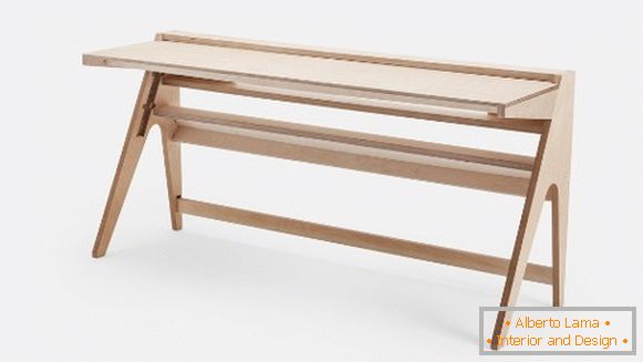 oblikovalska miza iz vezanega lesa, foto 65