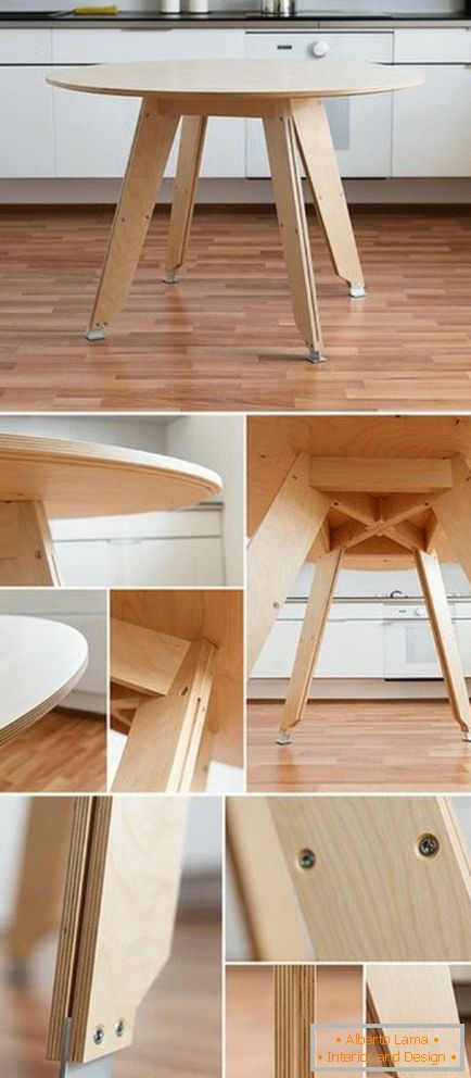 Jedilna miza iz vezanega lesa, fotografija 13