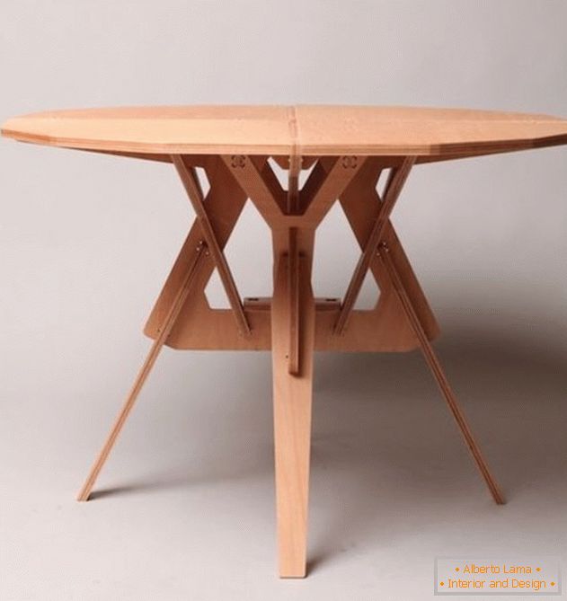 Jedilna miza iz vezanega lesa, fotografija 12