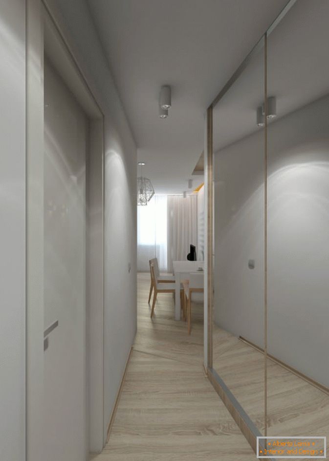 Koridor ozkega studia stanovanja