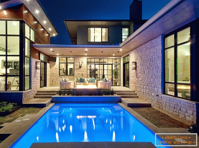 Prijeten luksuzni dom v Teksasu iz Cornerstone Architects