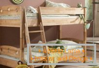 Možnosti oblikovanja детской комнаты с двухъярусной кроватью