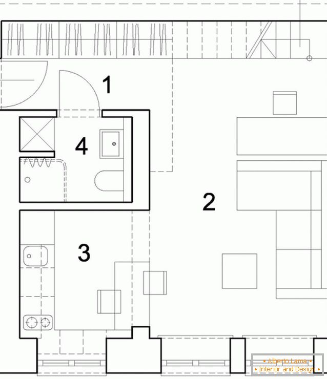 Postavitev prve stopnje dvonadstropnega garsonjskega apartmaja na Poljskem