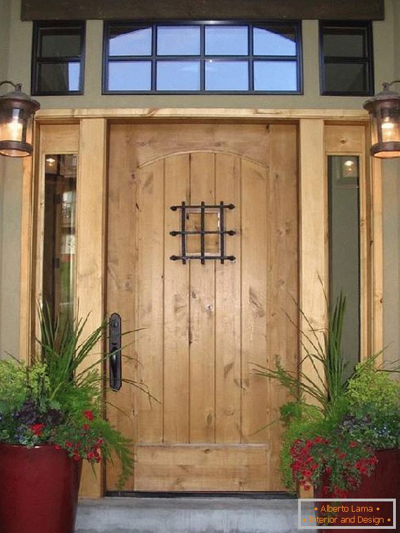 lepa lesena vhodna vrata, fotografija 38