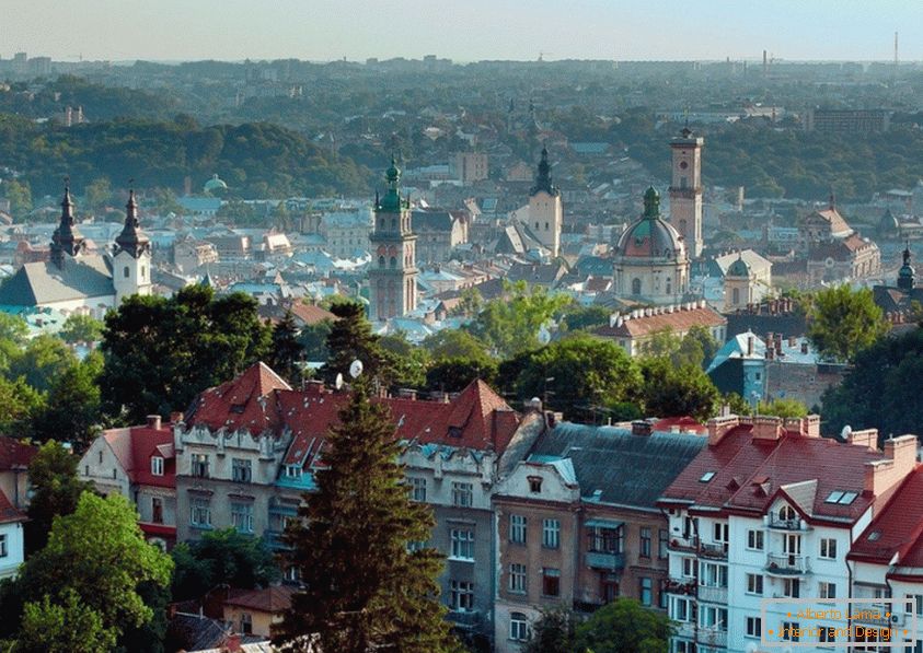Izreden pogled na gradove Lviv