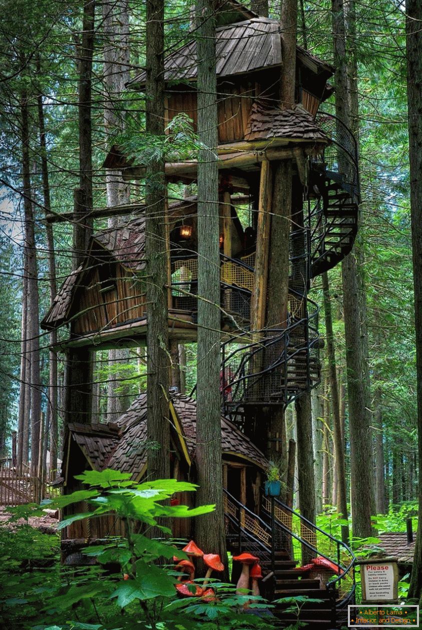 Three Story Treehouse (Britanska Kolumbija, Kanada)