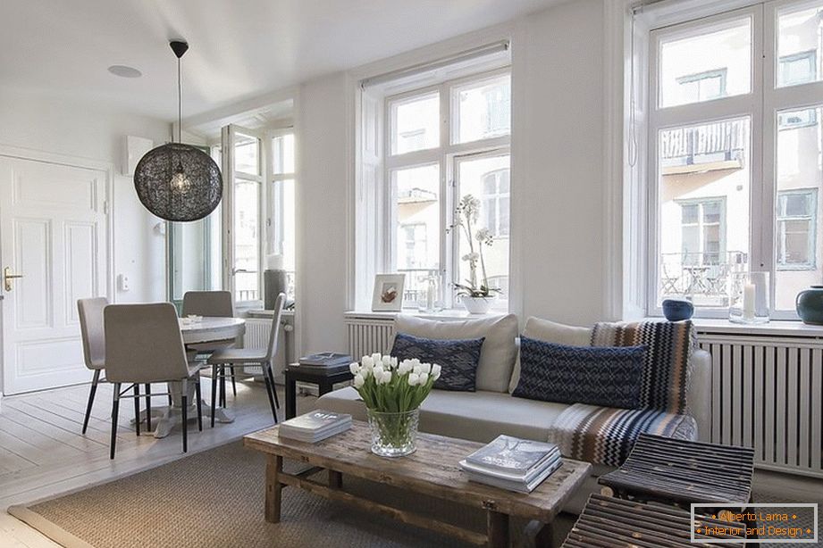 Eleganten prenovljen apartma na Švedskem