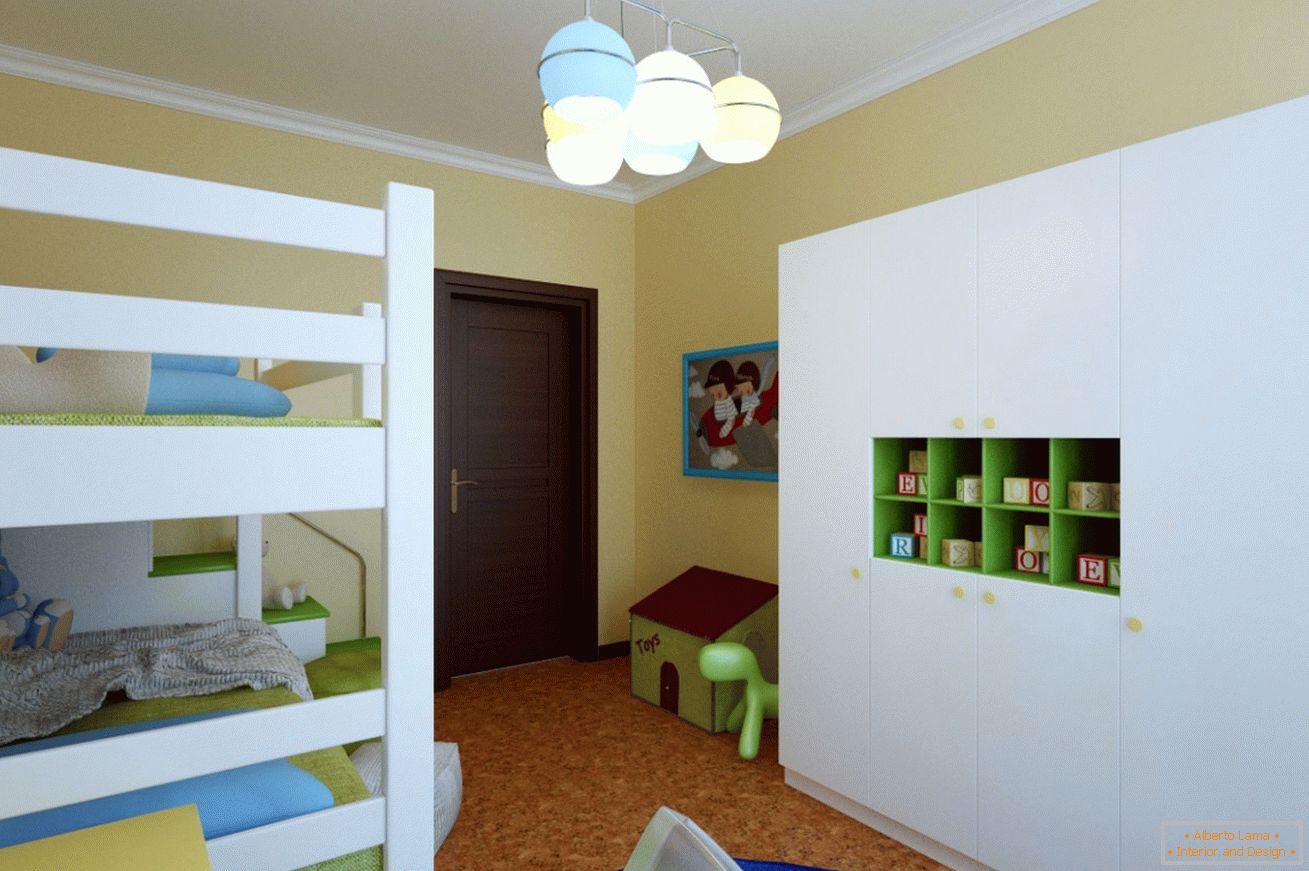 Oblikovanje otroške sobe za dva otroka