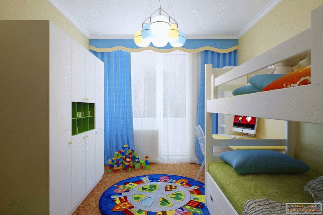 Oblikovanje otroške sobe za dva otroka