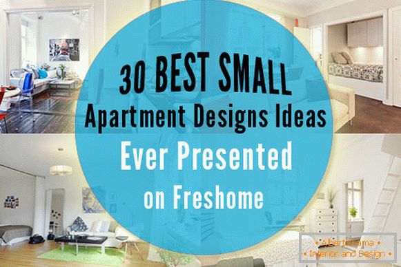 Ideje za oblikovanje majhnih apartmajev
